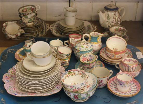 Qty Minton & other cups & saucers, etc